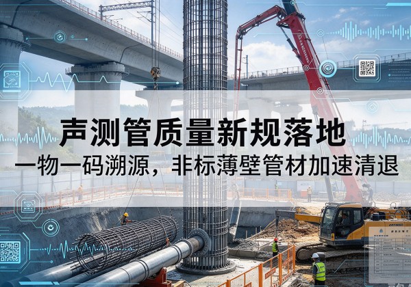 桦南声测管质量新规落地，一物一码溯源，非标薄壁管材加速清退